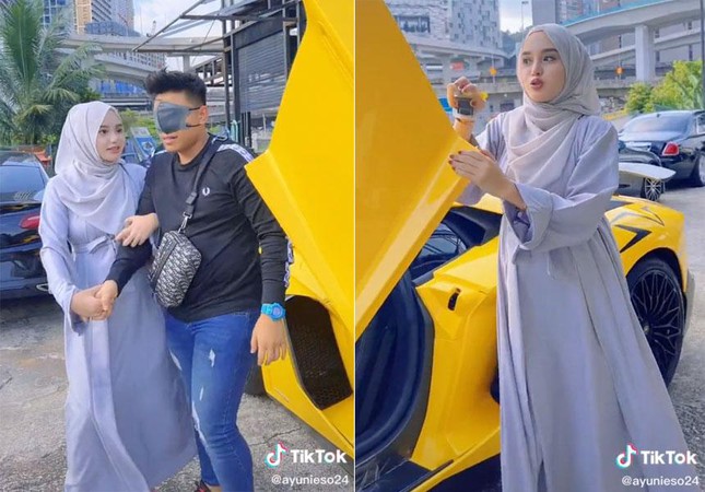 Bà bầu mua xe sang tặng chồng vì 'thương anh vất vả trông con'