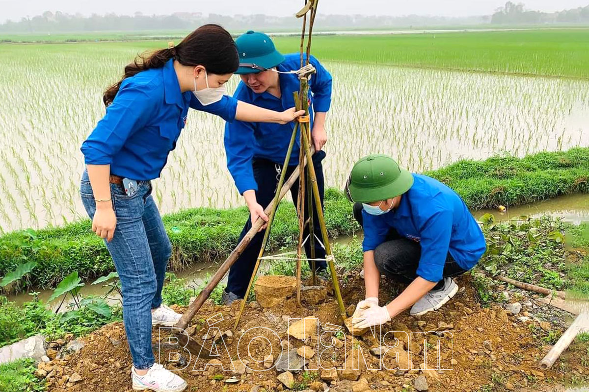 Tuổi trẻ Bình Lục tình nguyện vì cuộc sống cộng đồng