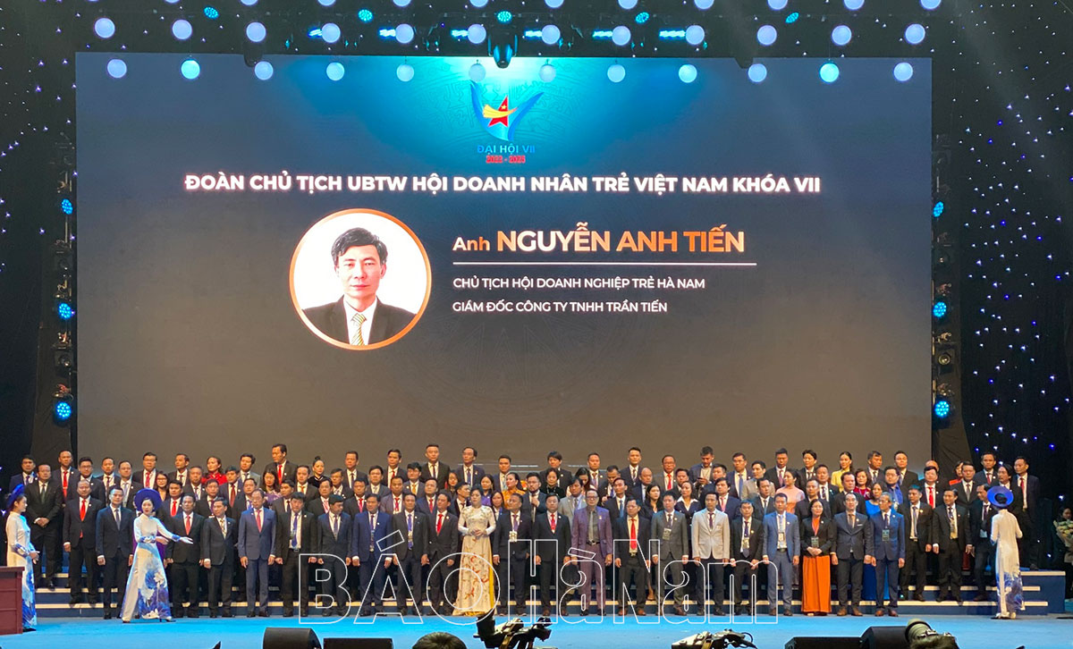 Hội Doanh nghiệp trẻ tỉnh Hà Nam dự Đại hội Hội Doanh nhân trẻ Việt Nam lần thứ VII, nhiệm kỳ 2022 – 2025