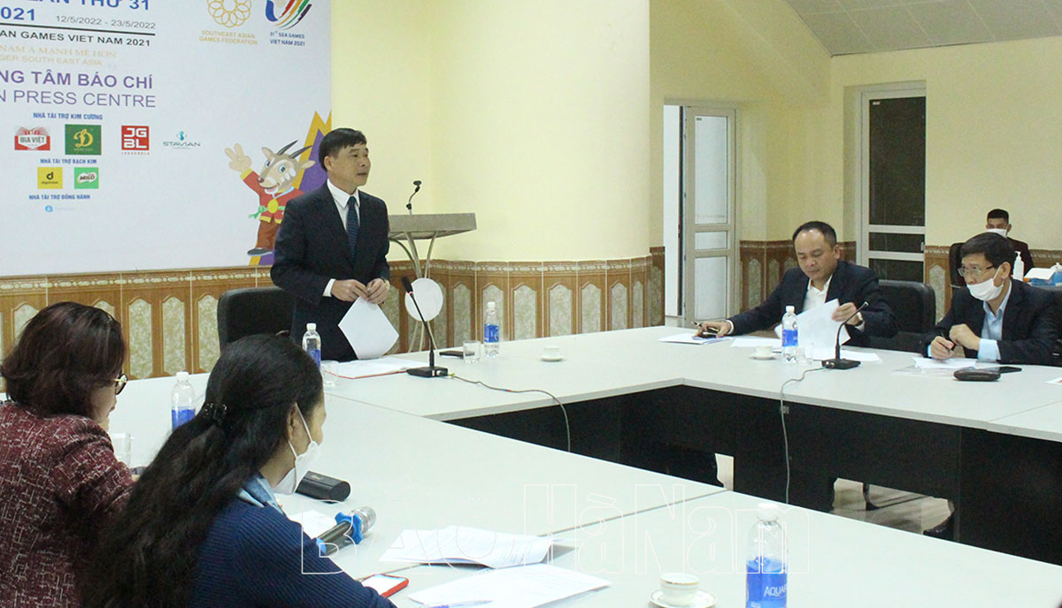 Ban tổ chức môn Futsal SEA Games 31 họp thống nhất công tác chuẩn bị cho thi đấu tại Hà Nam