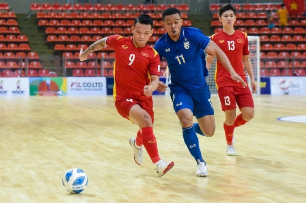 ĐT Futsal Việt Nam gục ngã trước Thái Lan ở bán kết giải Futsal Đông Nam Á 2022