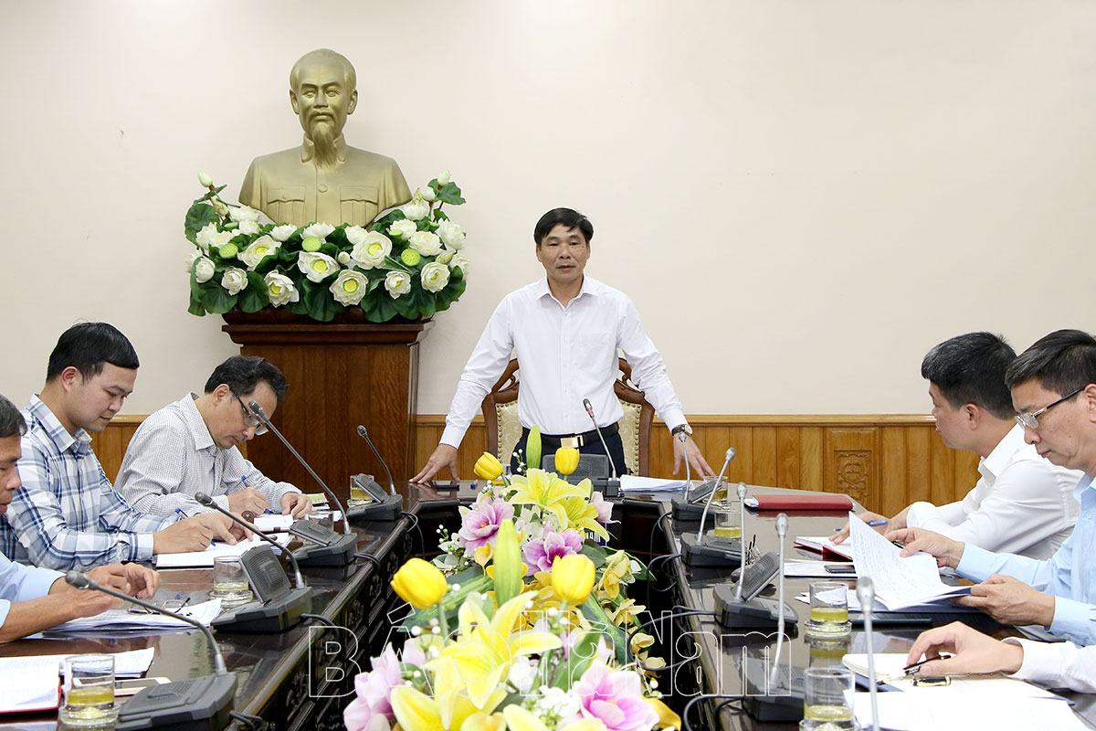 Họp Ban tổ chức Giải thưởng Văn học nghệ thuật Nguyễn Khuyến