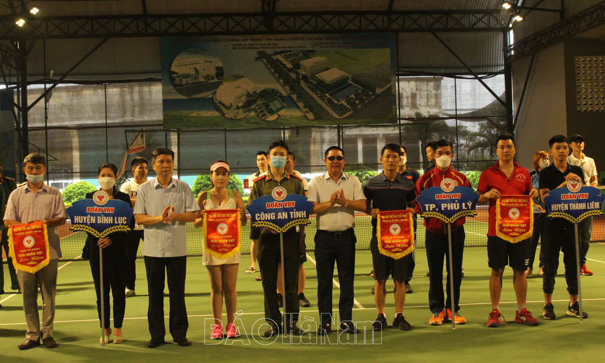 Khai mạc Giải Quần vợt tỉnh Hà Nam năm 2022