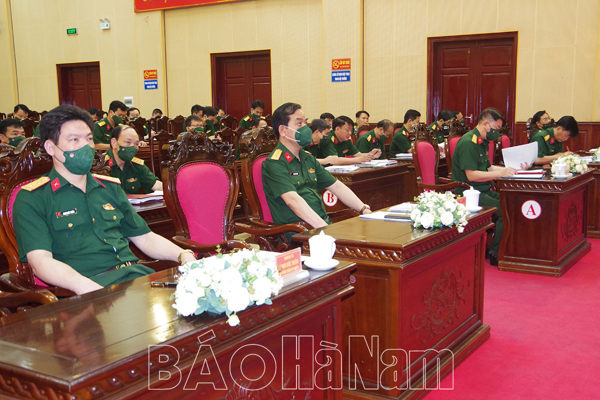 Đảng ủy Quân sự tỉnh quán triệt Nghị quyết của Bộ Chính trị và Quân ủy Trung ương về tổ chức Quân đội nhân dân Việt Nam