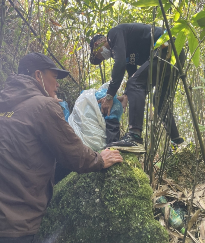 Sống sót sau bảy ngày rơi xuống vực ở Yên Tử