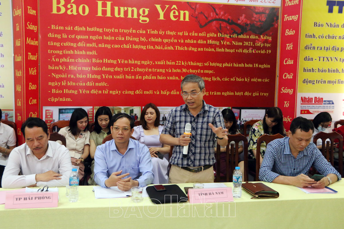 Hội Nhà báo tỉnh Hà Nam tham dự hội thảo nghiệp vụ báo chí tại Hưng Yên