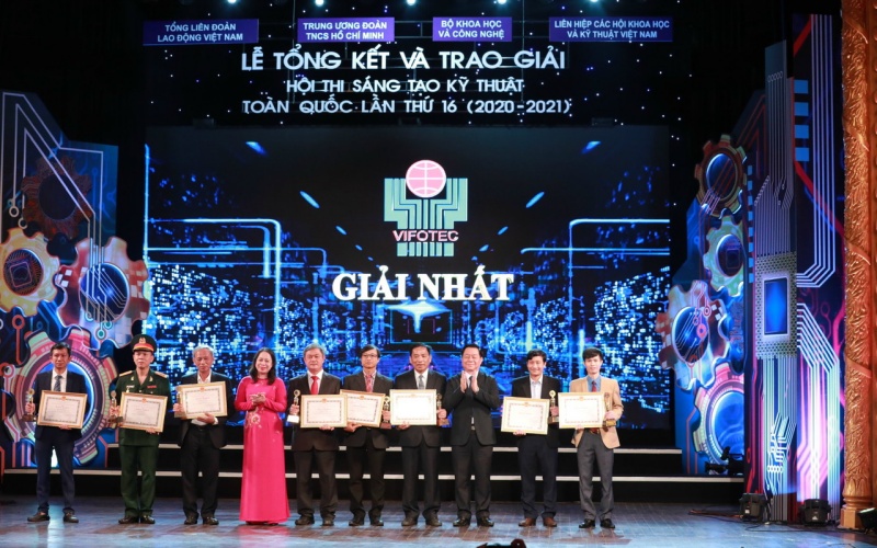 Trao giải Hội thi sáng tạo kỹ thuật toàn quốc