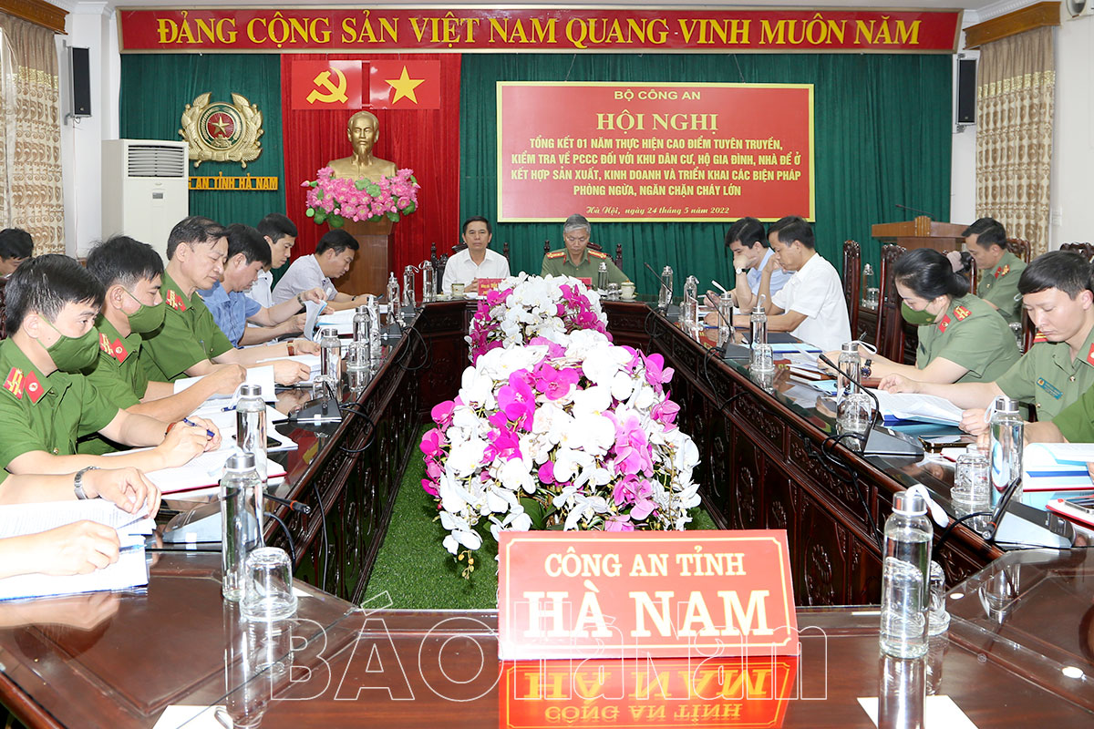 Bộ Công an Tổng kết 1 năm thực hiện cao điểm tuyên truyền, kiểm tra về PCCC