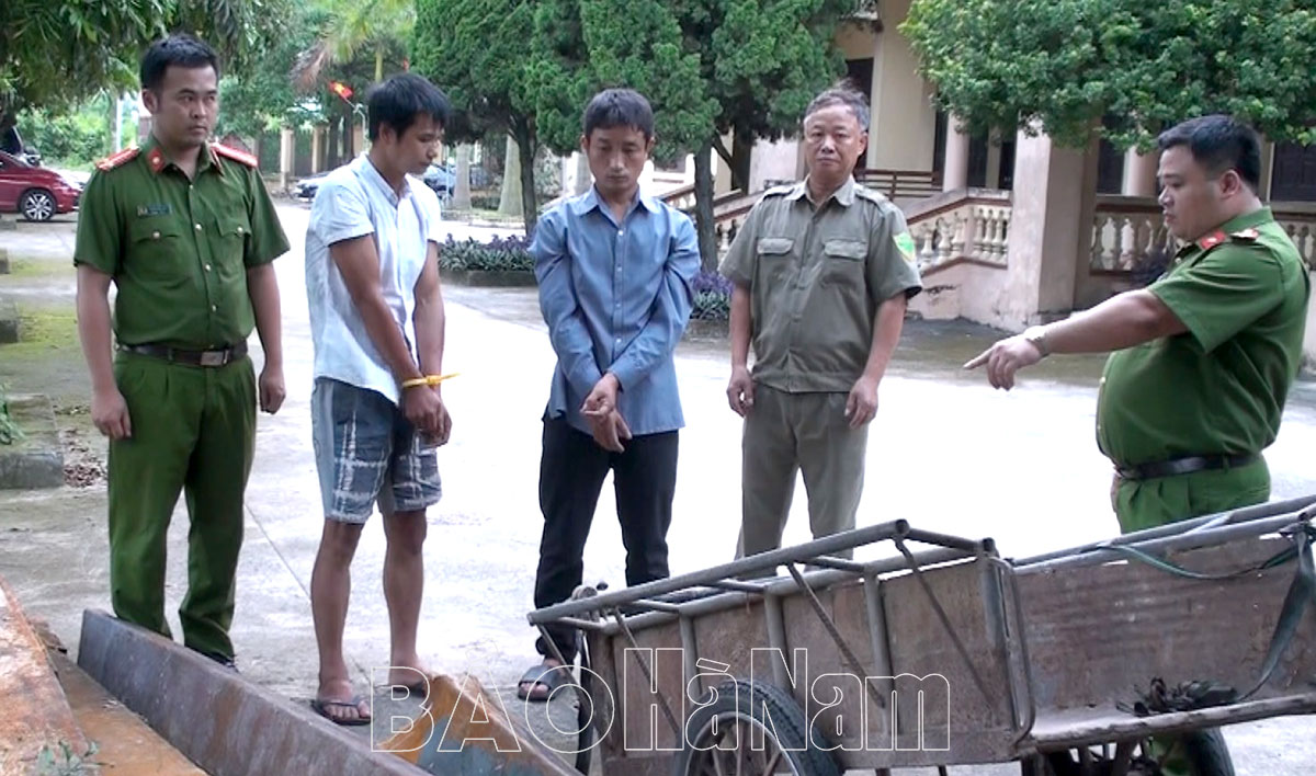 Công an phường Duy Minh bắt 02 đối tượng trộm cắp tài sản