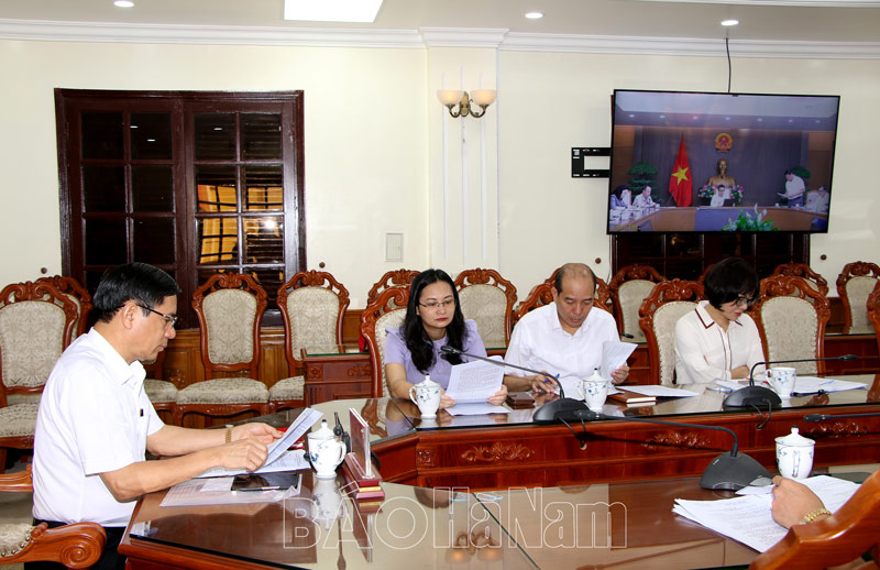 Chính phủ họp trực tuyến về công tác y tế và phòng, chống dịch Covid-19 với các tỉnh, thành
