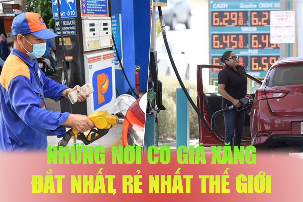 Những nơi có giá xăng đắt nhất, rẻ nhất thế giới