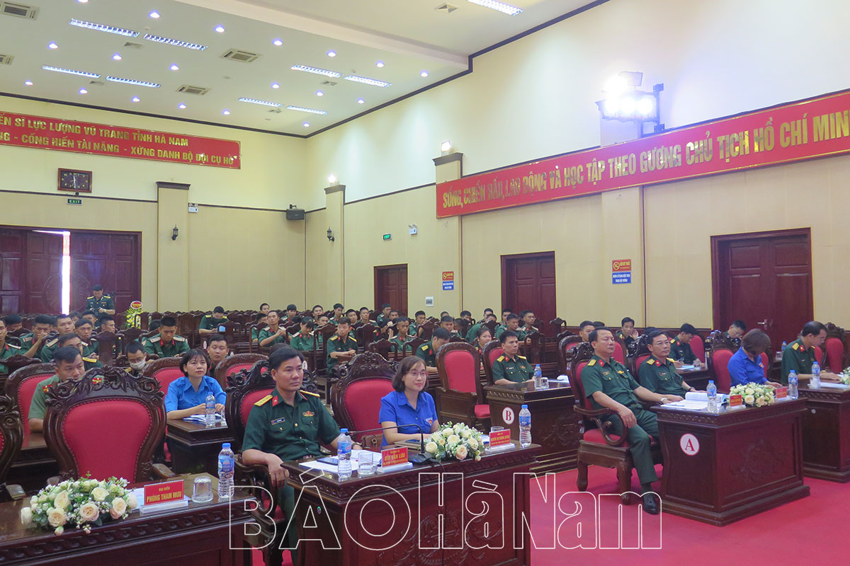 Bộ CHQS tỉnh tổng kết công tác Đoàn và phong trào thanh niên 5 năm giai đoạn 2017 - 2022