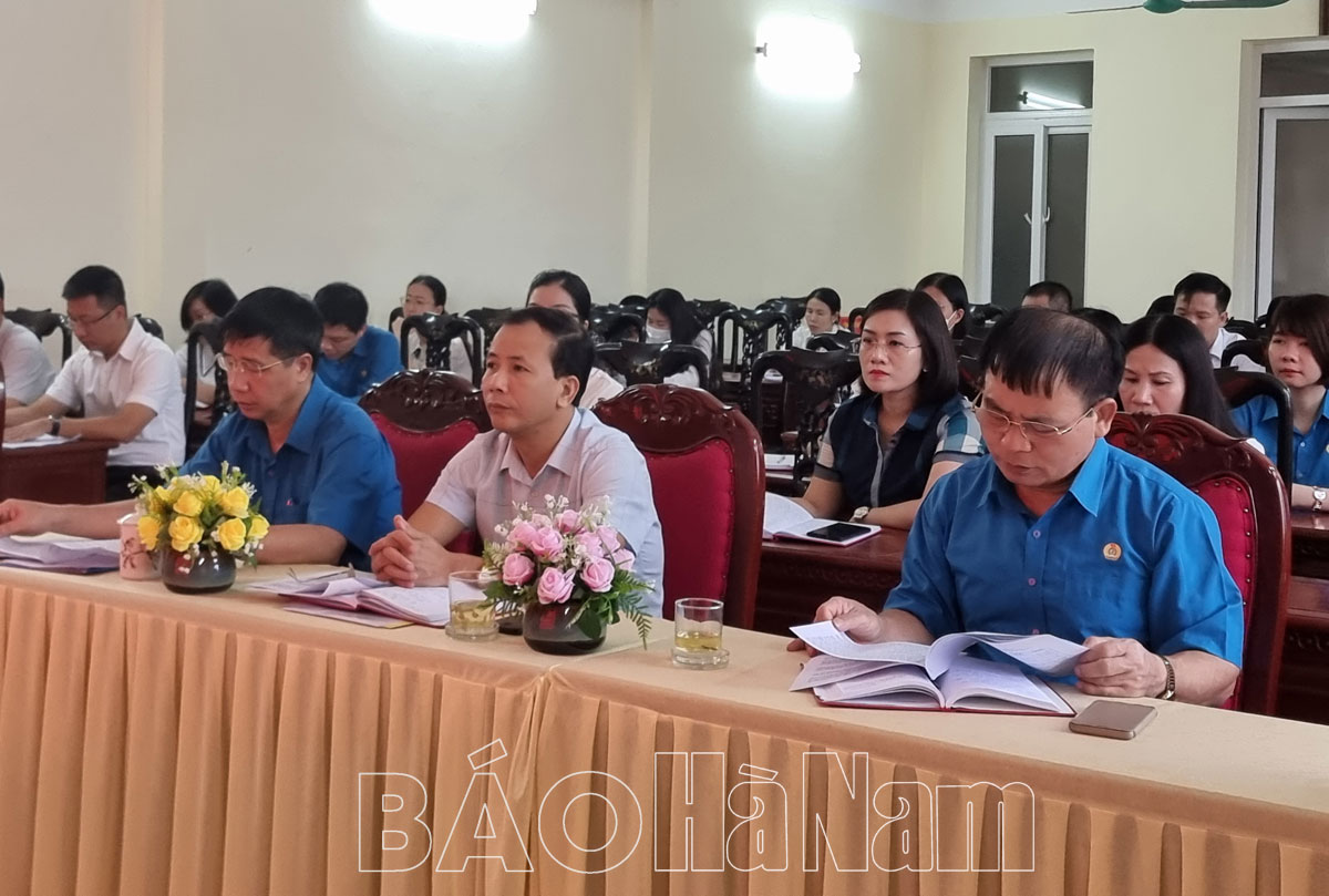 Đảng ủy Liên đoàn Lao động tỉnh sơ kết công tác Đảng 6 tháng đầu năm 2022