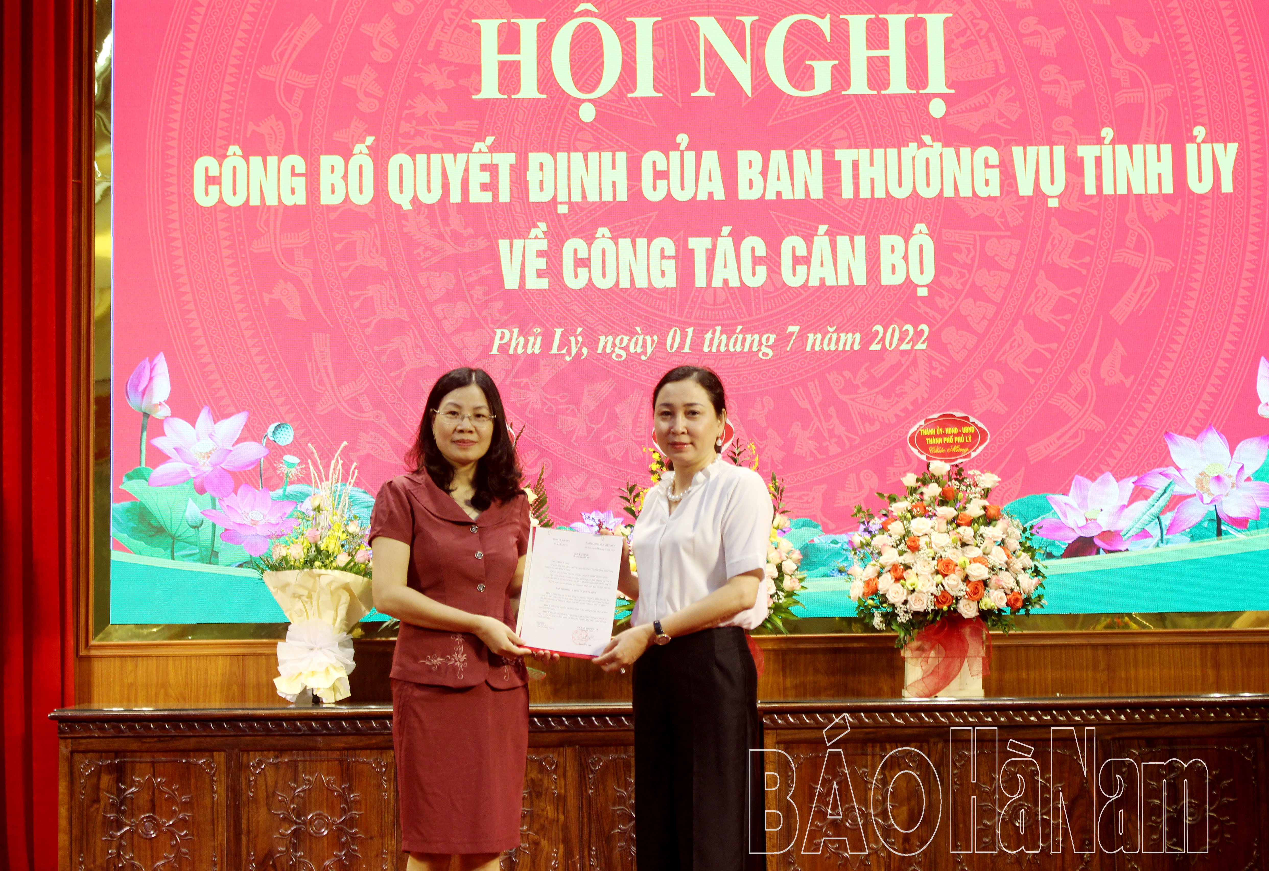 Phó Giám đốc Sở Xây dựng được điều động, chỉ định làm Phó Bí thư Thành ủy Phủ Lý