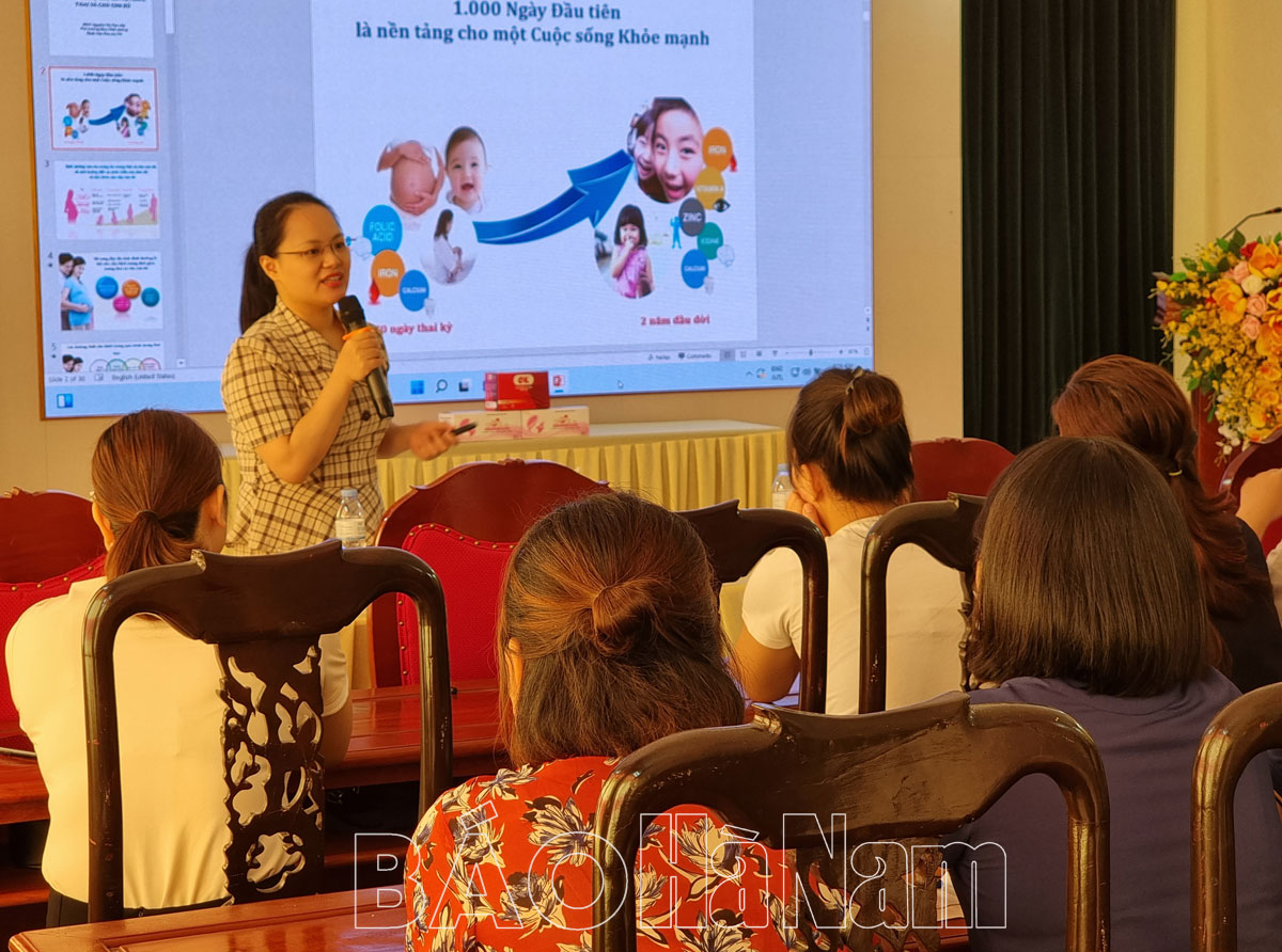 Khởi động Dự án “Vì mẹ và bé - Vì tầm vóc Việt” giai đoạn 5 tại Hà Nam
