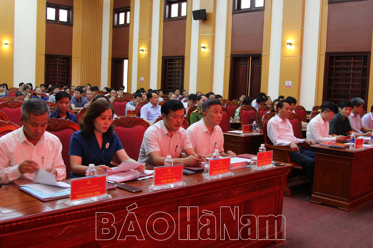 Huyện ủy Kim Bảng triển khai nhiệm vụ công tác 6 tháng cuối năm