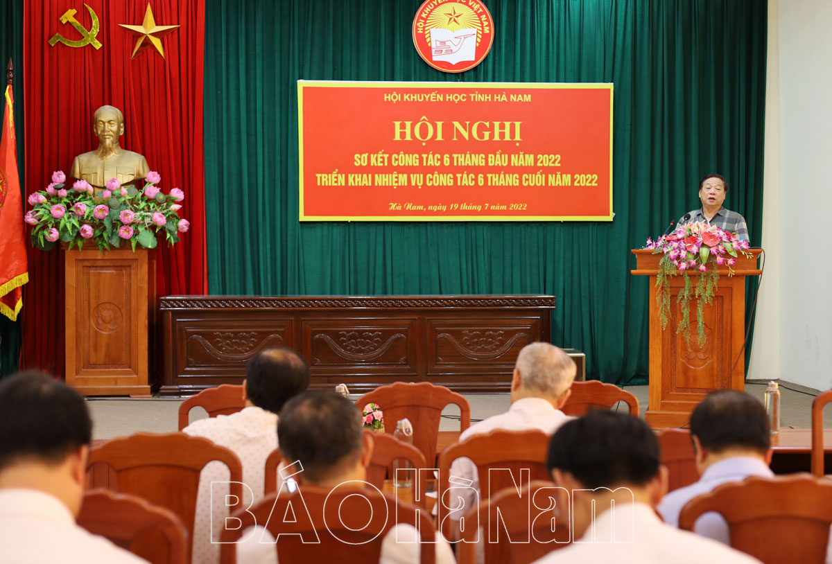 Số hội viên hội khuyến học 6 tháng đầu năm 2022 tăng 0,74% so với cùng kỳ