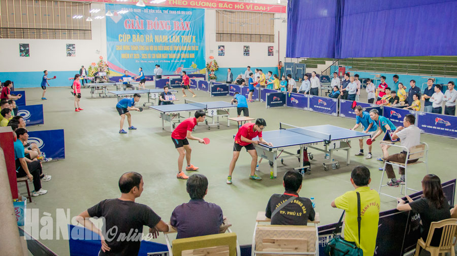 Những điểm mới tại Giải Bóng bàn Cúp Báo Hà Nam lần thứ XI