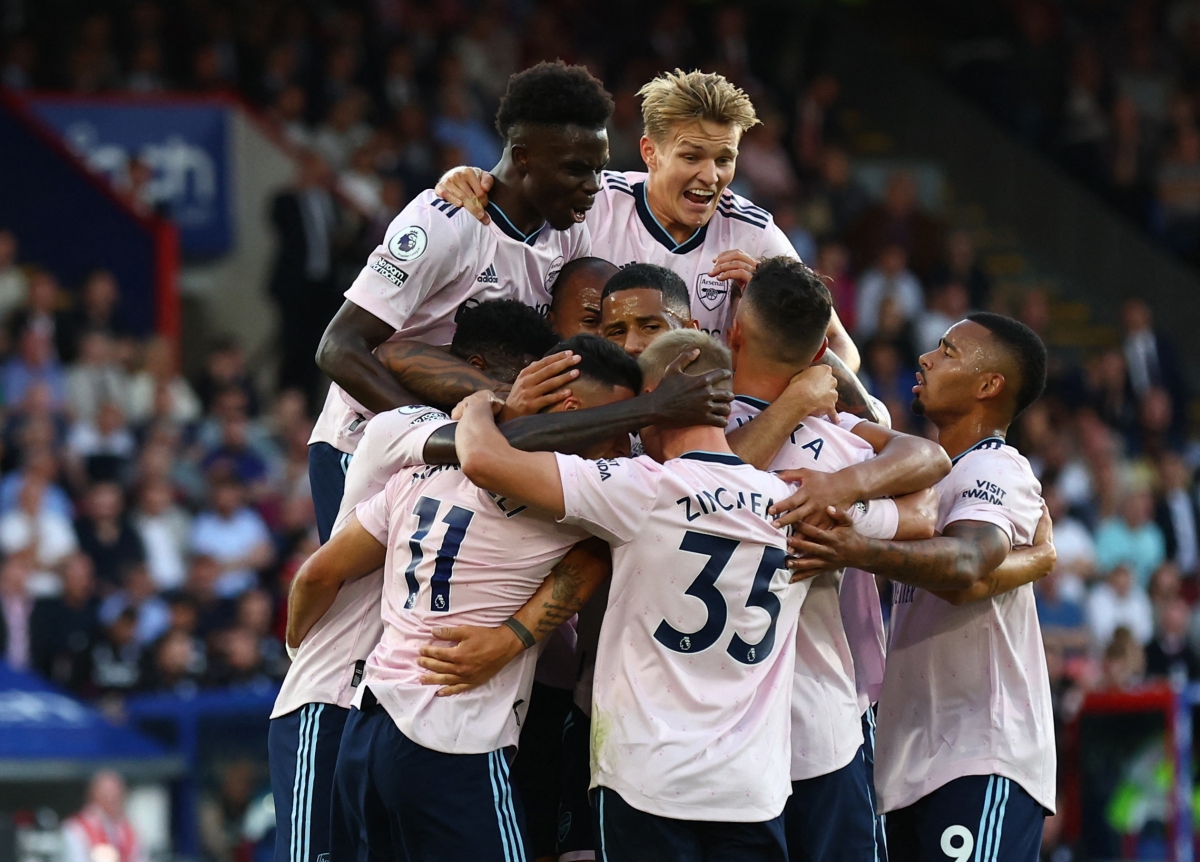 Thắng nhẹ Crystal Palace, Arsenal khởi đầu ấn tượng ở Ngoại hạng Anh 2022/2023