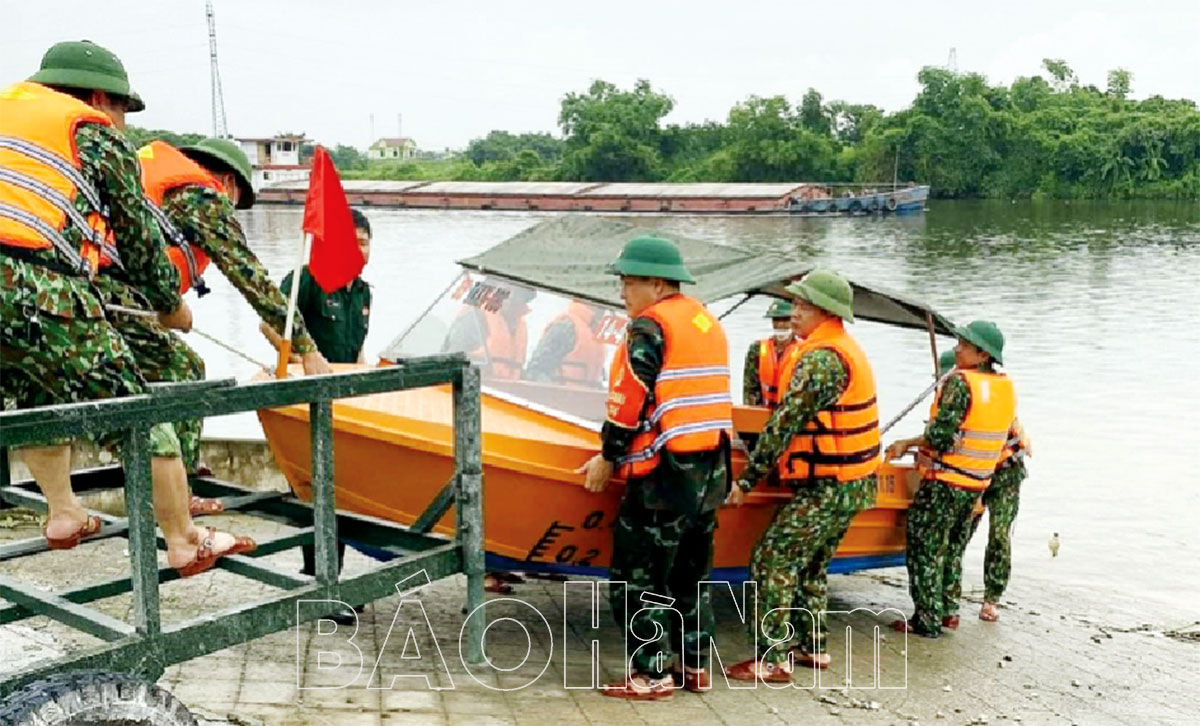 Nâng cao năng lực phòng chống thiên tai, tìm kiếm cứu nạn của lực lượng vũ trang