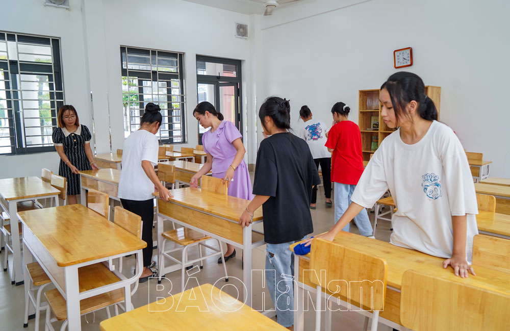 Sẵn sàng các điều kiện cho năm học mới