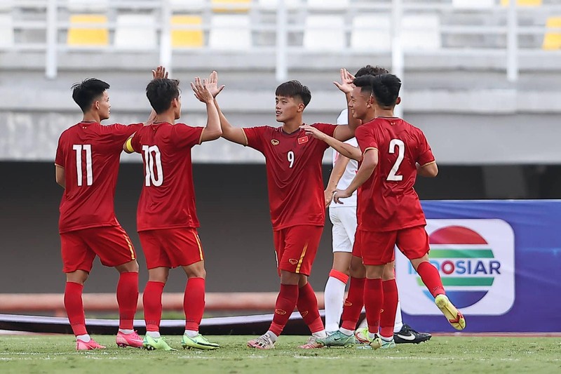 U20 Việt Nam thắng đậm 5-1 ở trận ra quân vòng loại U20 châu Á 2023