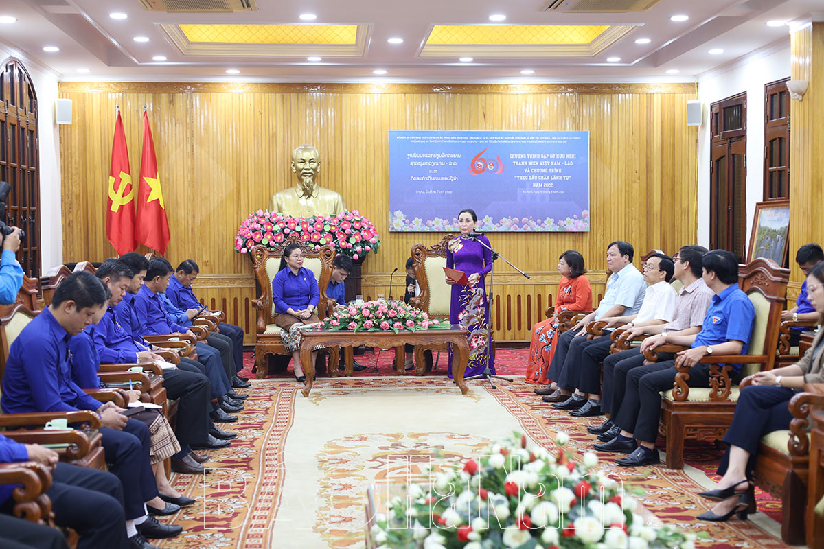 Đoàn đại biểu Đoàn Thanh niên nhân dân cách mạng Lào thăm và làm việc tại Hà Nam