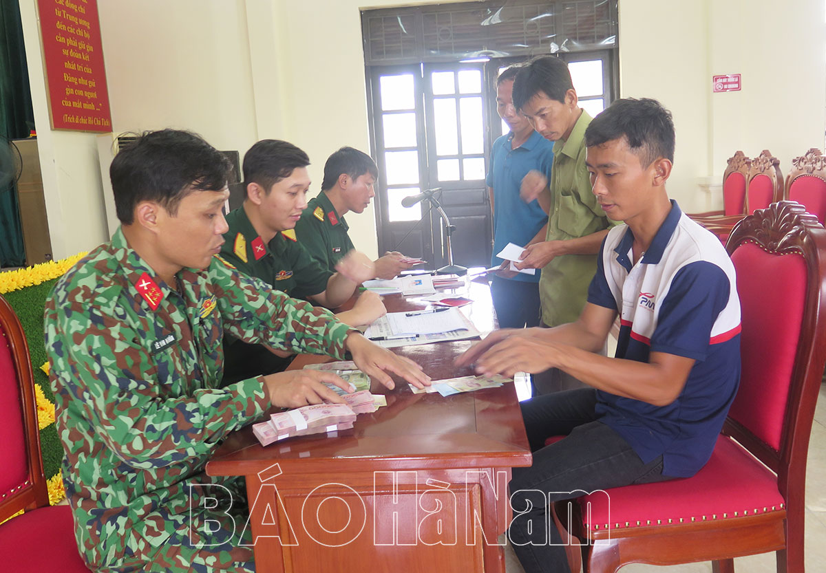 Ban CHQS thành phố Phủ Lý thông tin tình hình thời sự, chính trị đối với quân nhân dự bị