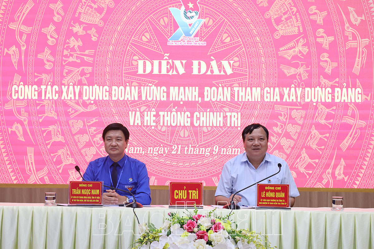 Sôi nổi các diễn đàn tại Đại hội Đoàn TNCS Hồ Chí Minh tỉnh Hà Nam lần thứ XV, nhiệm kỳ 2022-2027