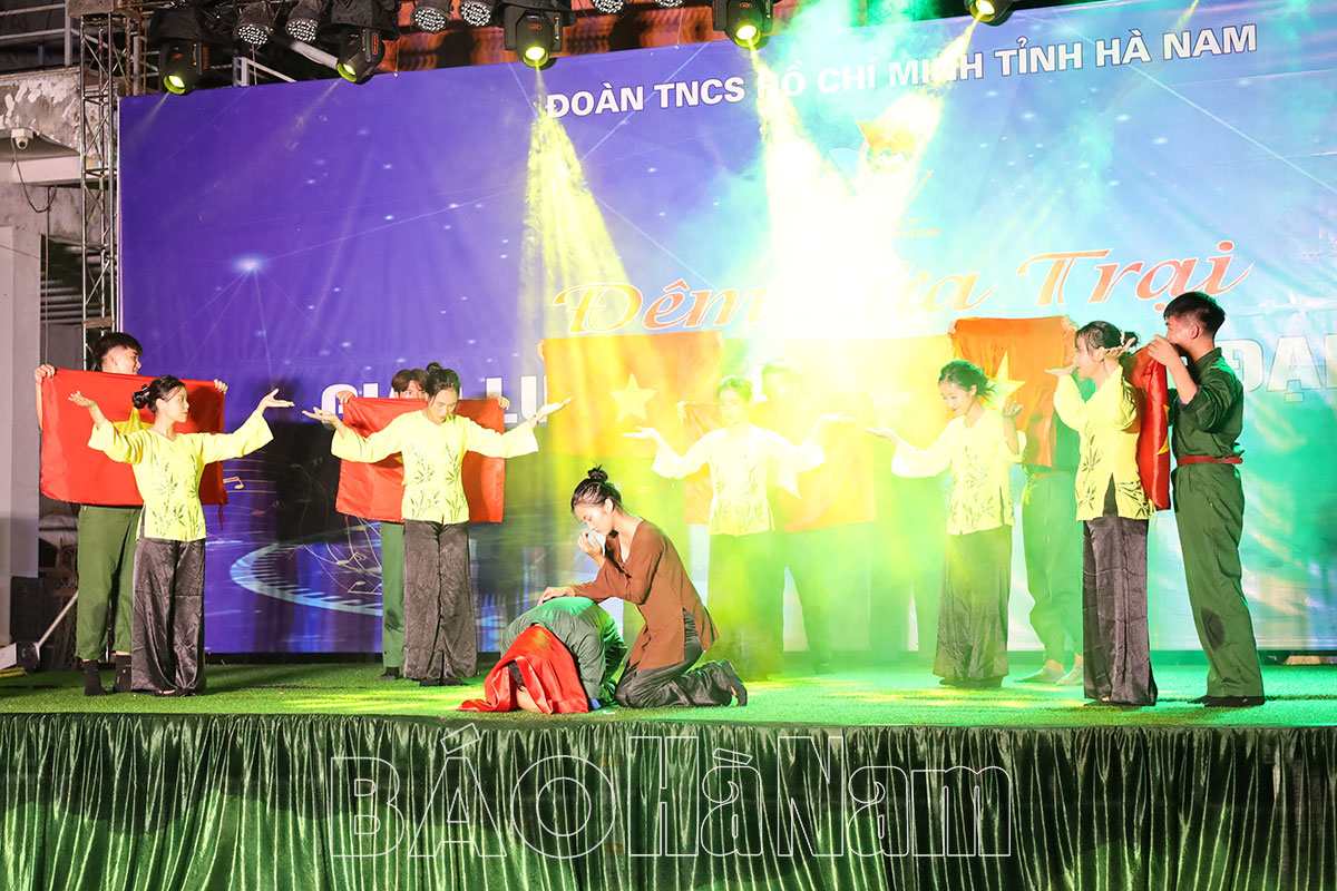 Đêm lửa trại giao lưu các đoàn đại biểu dự Đại hội Đoàn TNCS Hồ Chí Minh tỉnh lần thứ XV, nhiệm kỳ 2022 - 2027