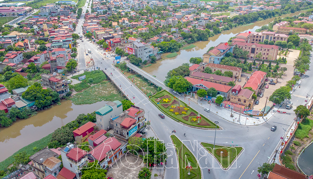 Duy Tiên nỗ lực xây dựng đô thị văn minh