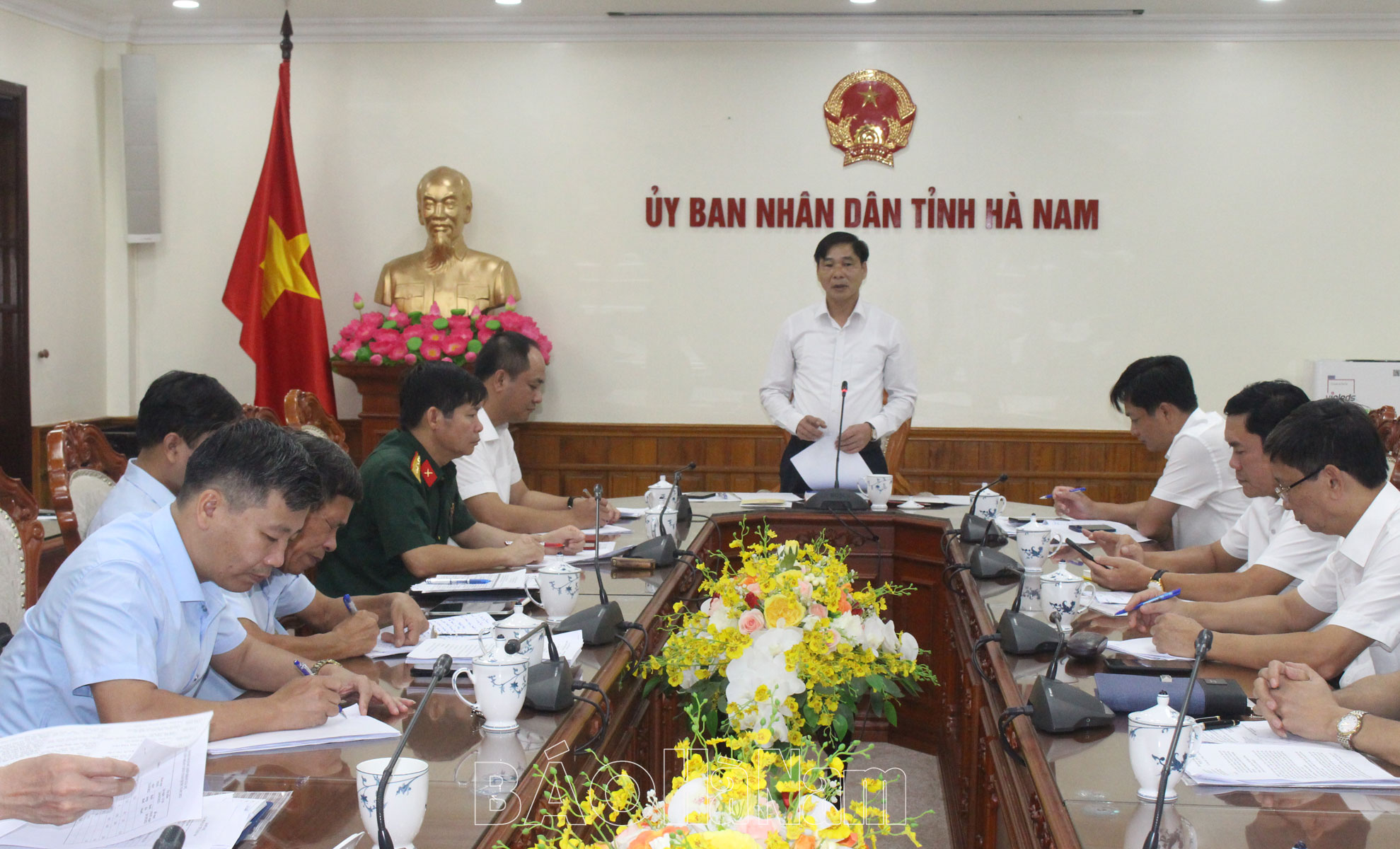 Báo cáo công tác chuẩn bị đăng cai tổ chức Liên hoan Chèo toàn quốc năm 2022 tại Hà Nam