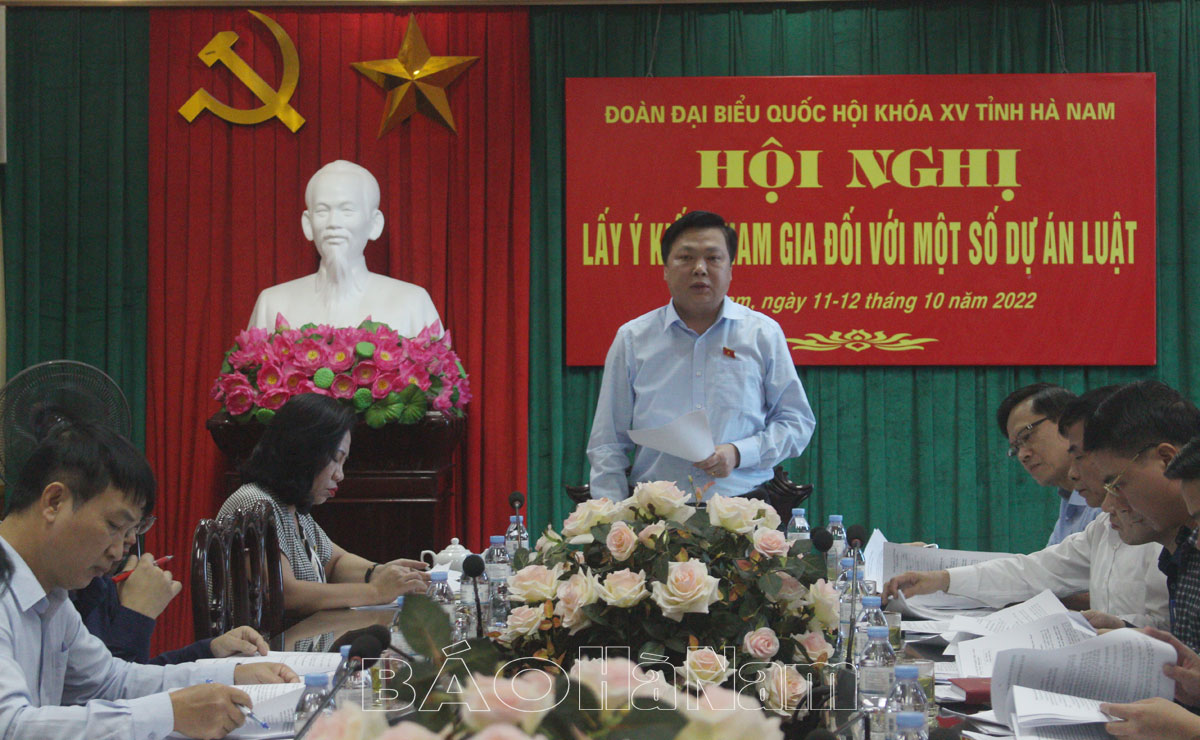 Chiều 11/10, Đoàn ĐBQH tỉnh thảo luận lấy ý kiến đối với Luật Đấu thầu (sửa đổi)