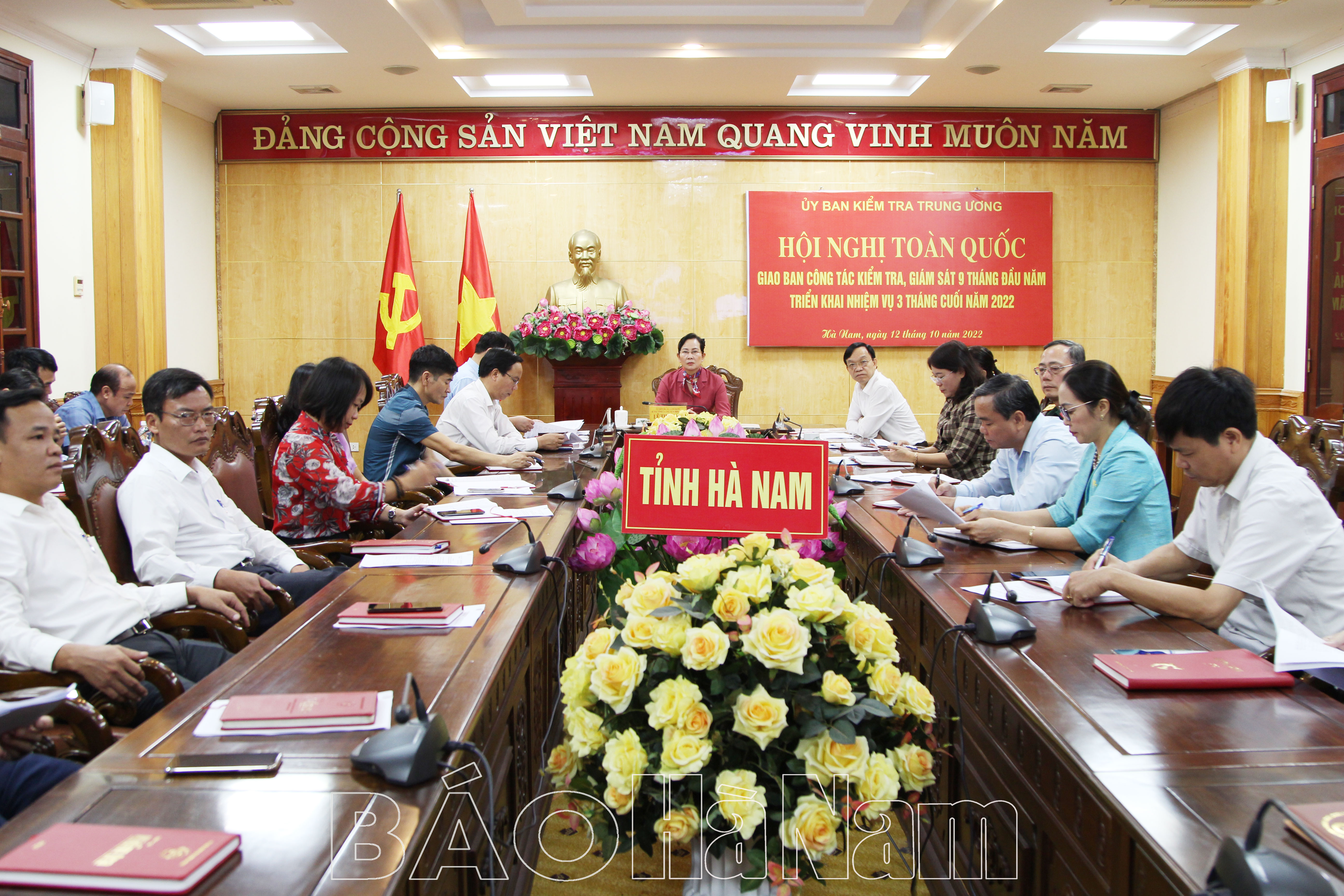 UBKT Trung ương giao ban trực tuyến triển khai nhiệm vụ công tác KTGS 3 tháng cuối năm