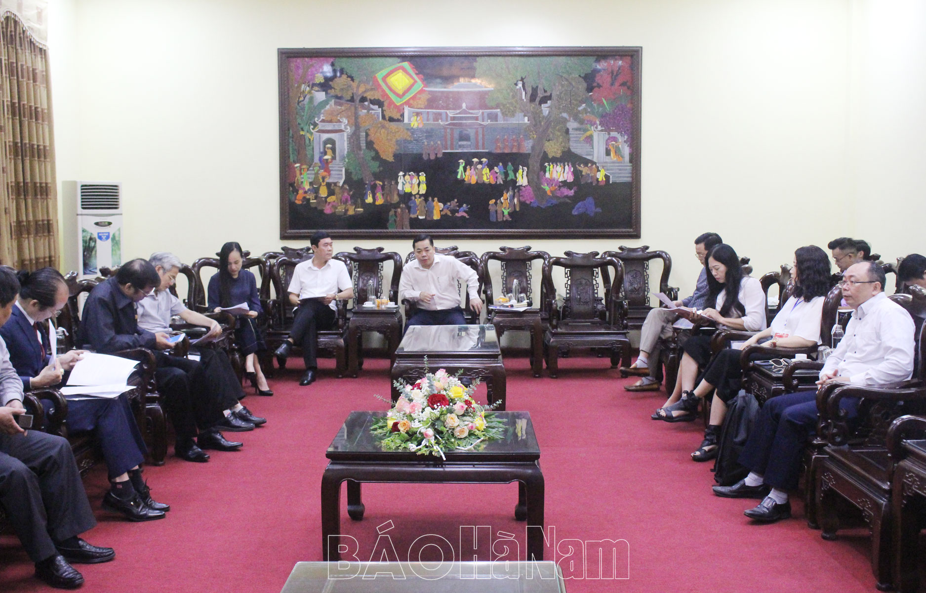 Họp Ban tổ chức và đại diện các đơn vị tham gia Liên hoan chèo toàn quốc 2022