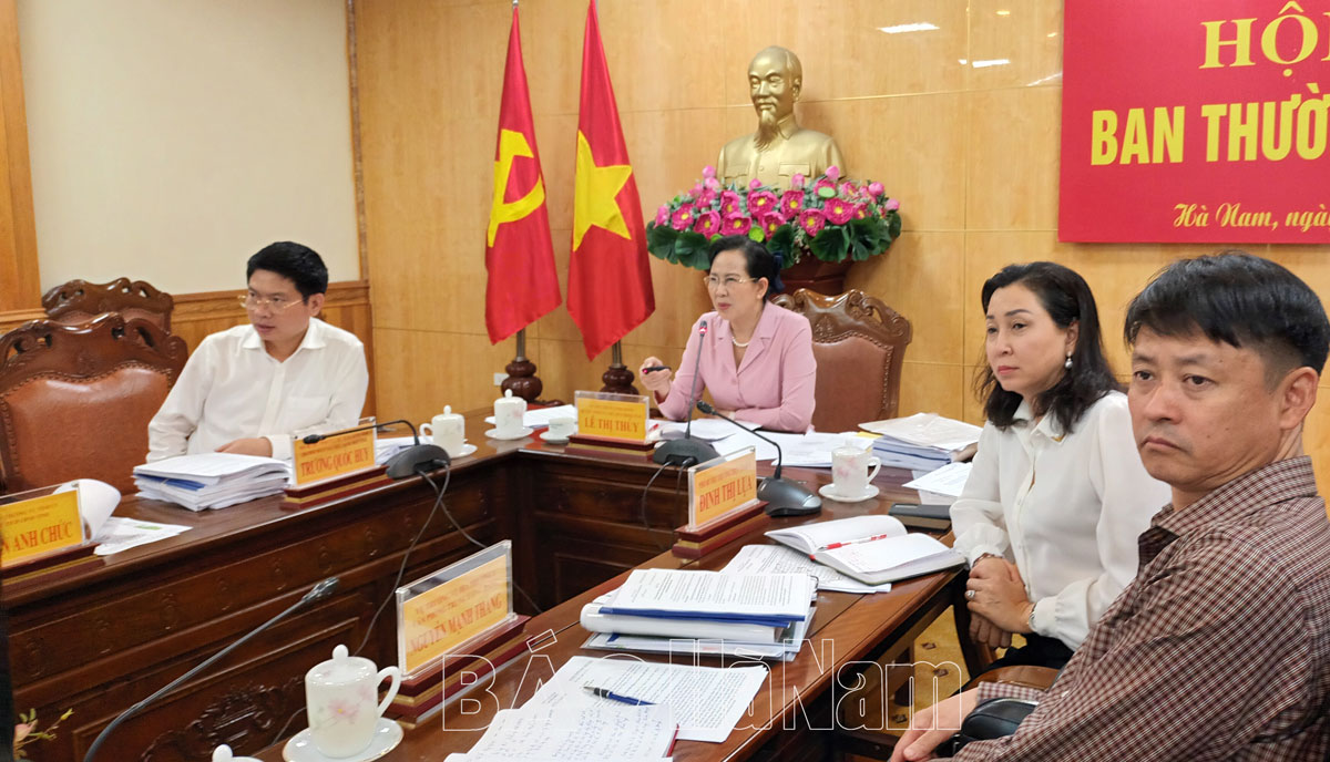 BTV Tỉnh ủy cho ý kiến, cho chủ trương các nội dung về kinh tế - xã hội