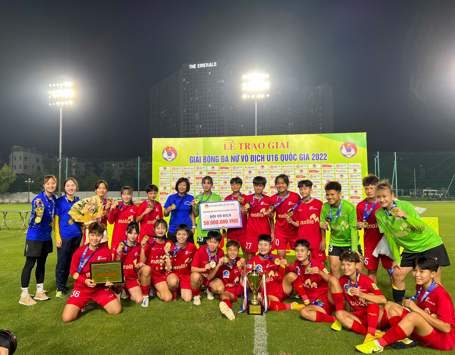 Giải Bóng đá nữ vô địch U16 quốc gia 2022: Phong Phú Hà Nam giành ngôi vô địch