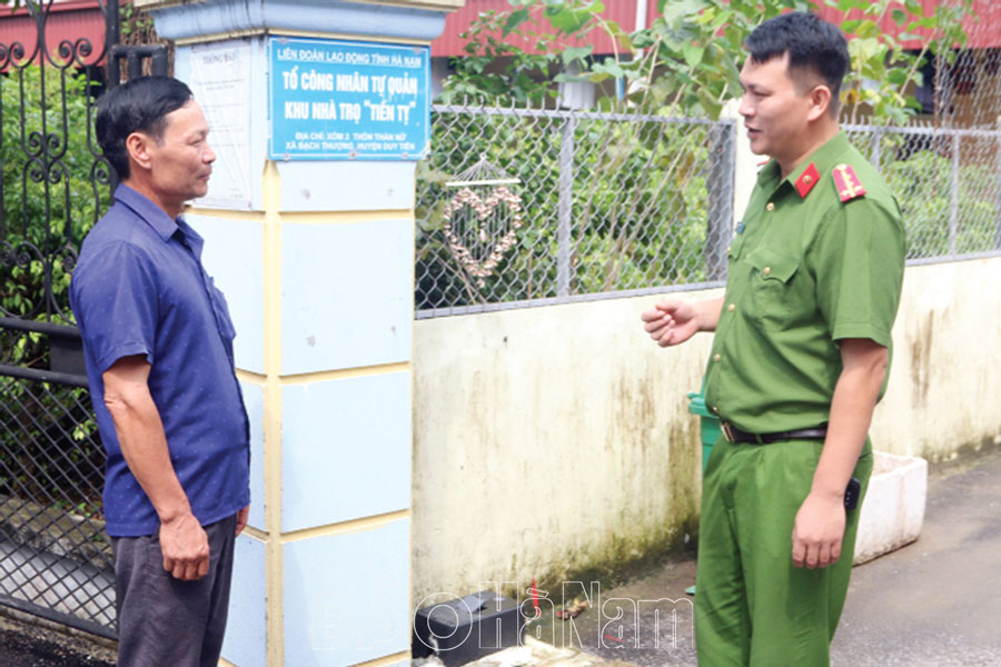 Phong trào Toàn dân bảo vệ an ninh Tổ quốc ở thị xã Duy Tiên