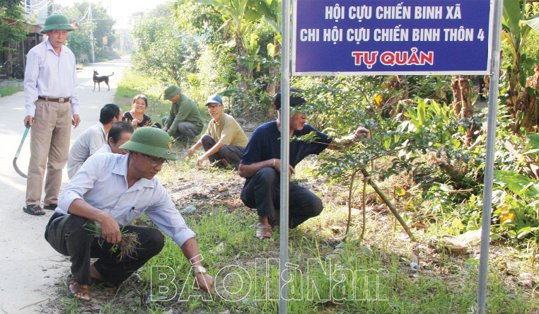 Hiệu quả mô hình cựu chiến binh làm theo lời Bác ở Lý Nhân