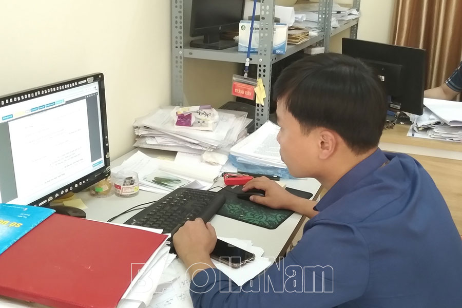 Đẩy nhanh tiến độ cấp GCNQSDĐ cho nhân dân ở phường Liêm Chính