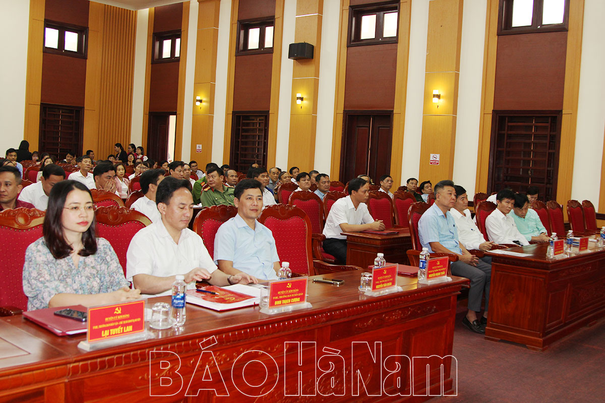 Huyện ủy Kim Bảng tọa đàm “Nâng cao chất lượng công tác KTGS và thi hành kỷ luật Đảng”