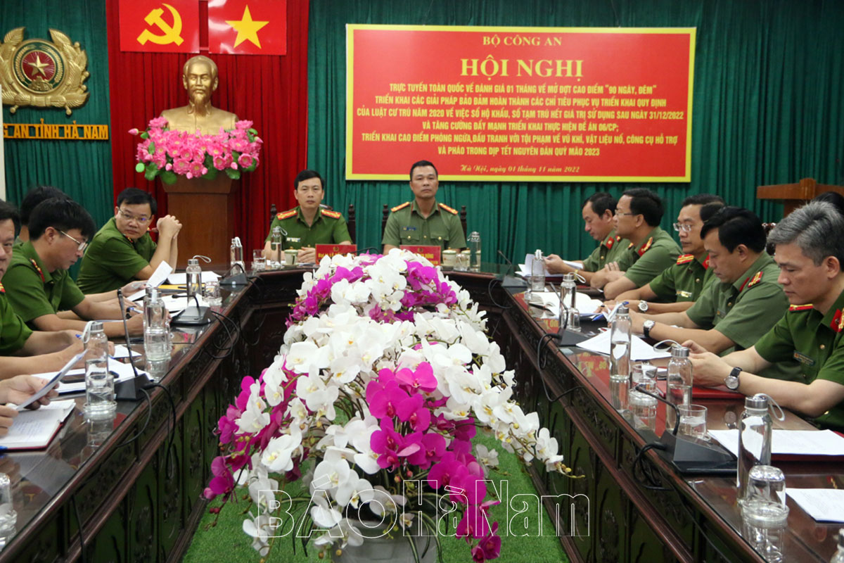 Triển khai cao điểm thực hiện Đề án 06 và đấu tranh với tội phạm, vi phạm pháp luật