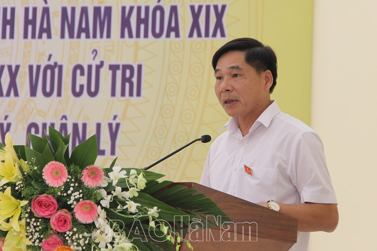 Đại biểu HĐND tỉnh tiếp xúc cử tri các huyện Lý Nhân, Kim Bảng, thành phố Phủ Lý và thị xã Duy Tiên