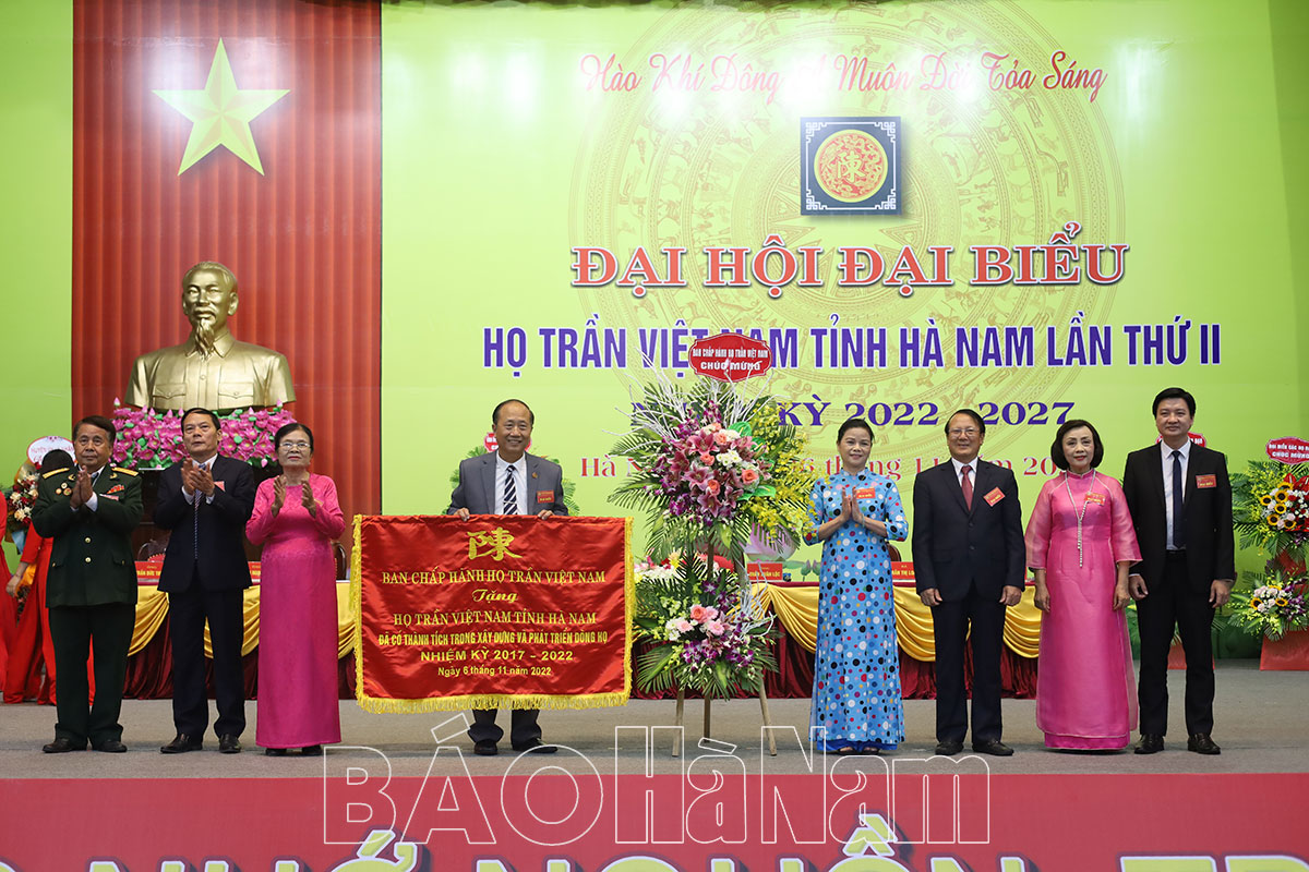 Đại hội đại biểu họ Trần Việt Nam tỉnh Hà Nam lần thứ II, nhiệm kỳ 2022-2027