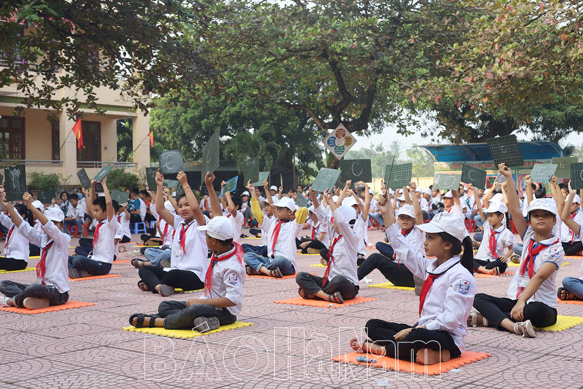 Trường Tiểu học xã Mộc Bắc tổ chức Cuộc thi “Rung chuông vàng”