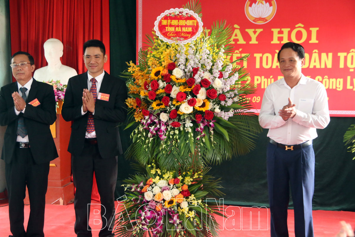 Thôn 2 Phú Đa (xã Công Lý) tổ chức Ngày hội Đại đoàn kết toàn dân tộc