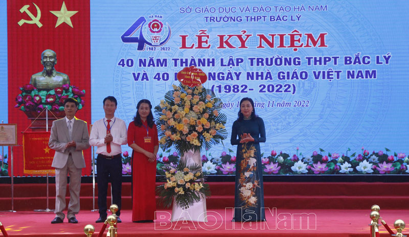 Trường THPT Bắc Lý long trọng kỷ niệm 40 năm ngày thành lập