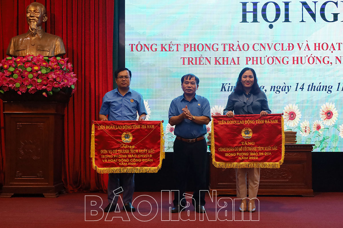 Tổng giá trị hoạt động chăm lo cho đoàn viên công đoàn của huyện Kim Bảng đạt trên 900 triệu đồng năm 2022