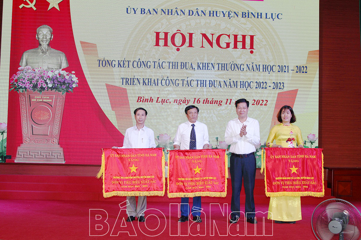 UBND huyện Bình Lục triển khai công tác thi đua năm học 2022-2023