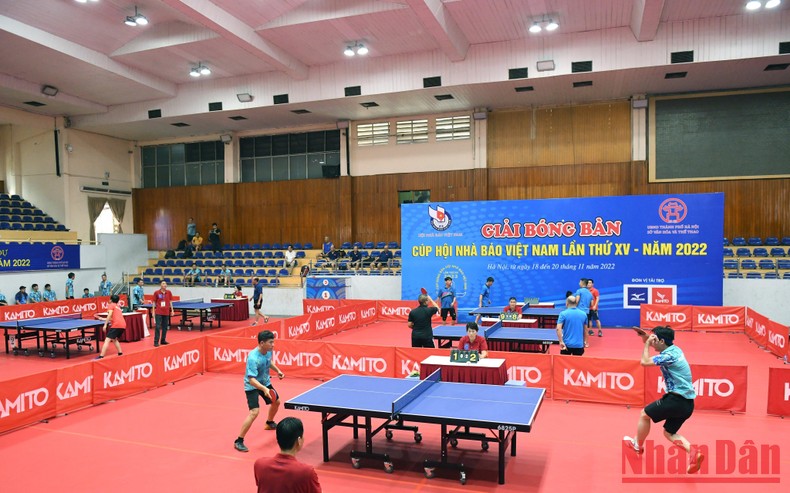 Khai mạc Giải bóng bàn Cúp Hội Nhà báo Việt Nam lần thứ XV – năm 2022